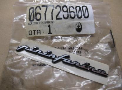 67729600 Embleem Pininfarina