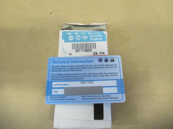 71745033 Card technische informatie