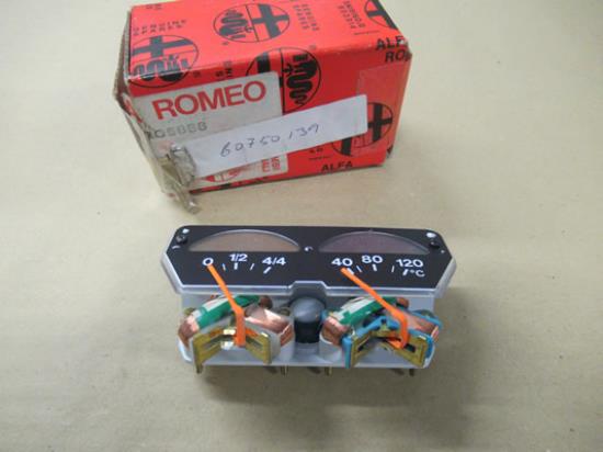 60750139 Instrumentenpaneel temperatuurmeter