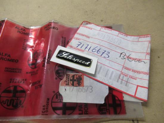 71716673 Stuurwiel embleem Selespeed