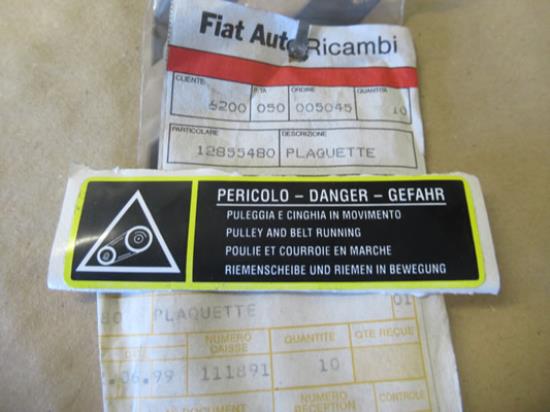 12855480 Waarschuwing sticker