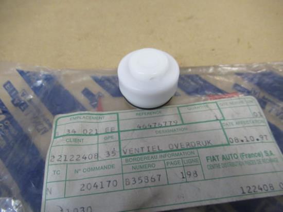 46476779 Brandstofinjectie veiligheidsklep