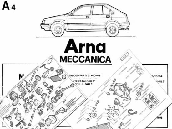 MF0739 - Onderdelen catalogus Mechanish - Alfa Romeo Arna