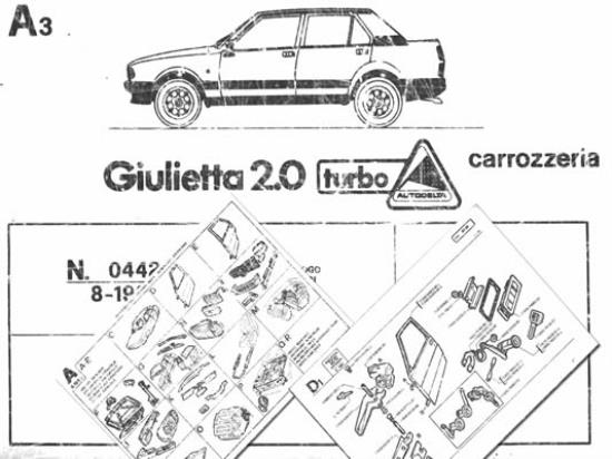 MF60495158 - Onderdelen catalogus Mechanisch - Alfa Romeo Giulietta 2.0 Turbo Autodelta