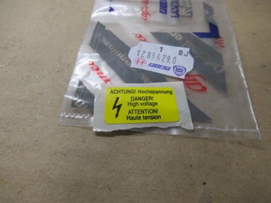 12854280 Waarschuwingssticker