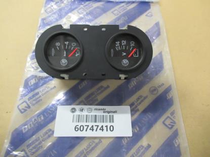 60747410 Instrumentenpaneel oliedrukmeter en accuspanningmeter