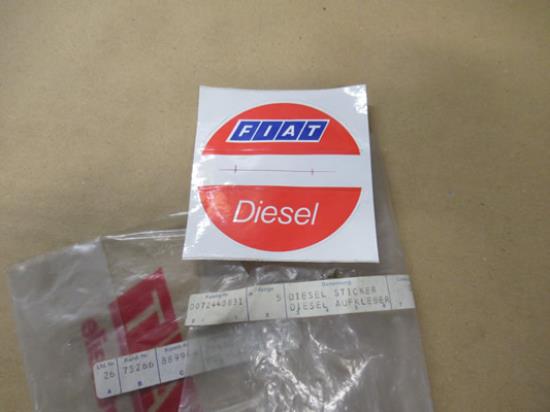 72440831 Sticker FIAT Diesel