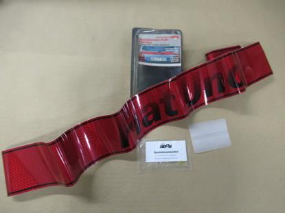 72210790 Achterklep reflectie sticker Fiat Uno